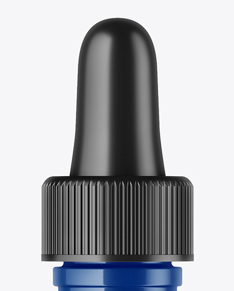 Glossy Dropper Bottle Mockup PSD #2