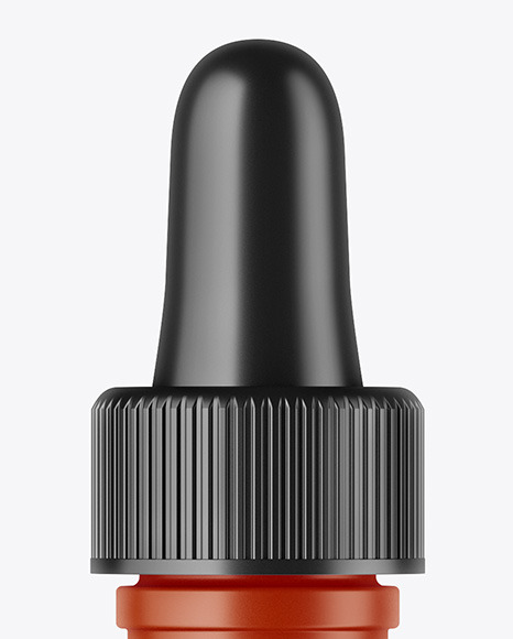 Matte Dropper Bottle Mockup PSD #2