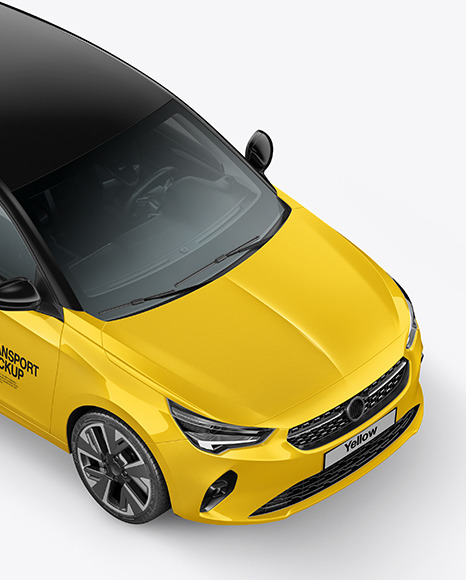 Download Hatchback 5 Doors Mockup Half Side View In Vehicle Mockups On Yellow Images Object Mockups Yellowimages Mockups