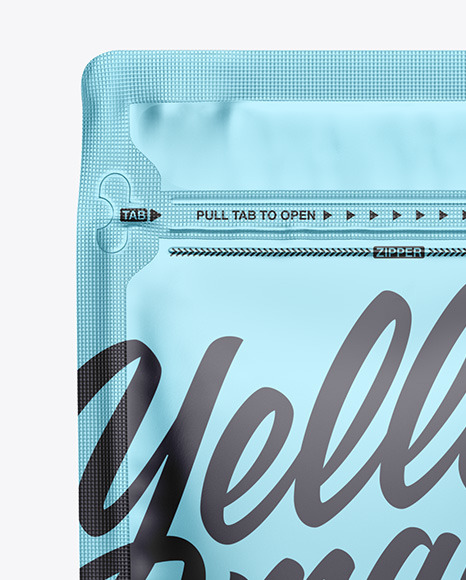 Download Matte Metallic Coffee Bag With Zipper Mockup In Bag Sack Mockups On Yellow Images Object Mockups Yellowimages Mockups