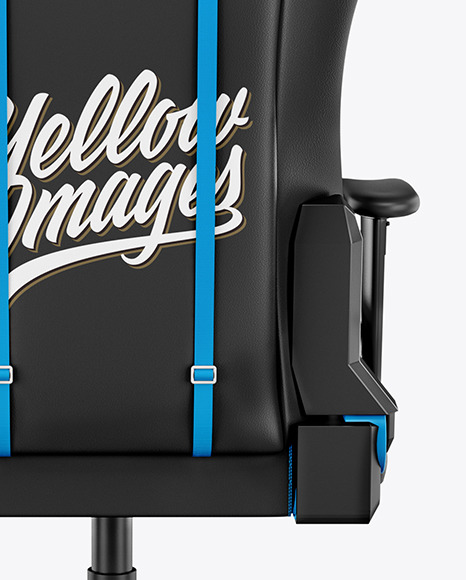 Download Gaming Chair Mockup Back View In Object Mockups On Yellow Images Object Mockups