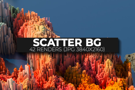 Scatter Vertical Particles Background