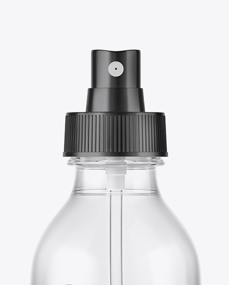 Clear Spray Bottle Mockup PSD #1