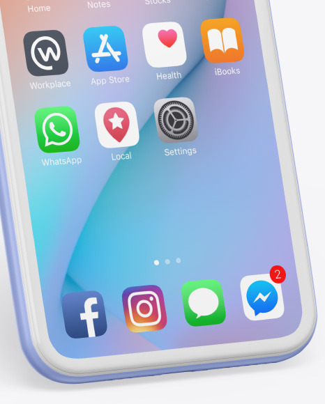 Clay Apple iPhone 11 Pro PSD #6
