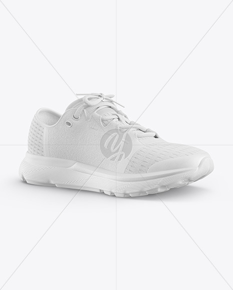 Sneaker Mockup In Apparel Mockups On Yellow Images Object Mockups