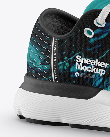 Download Sneaker Mockup in Apparel Mockups on Yellow Images Object Mockups