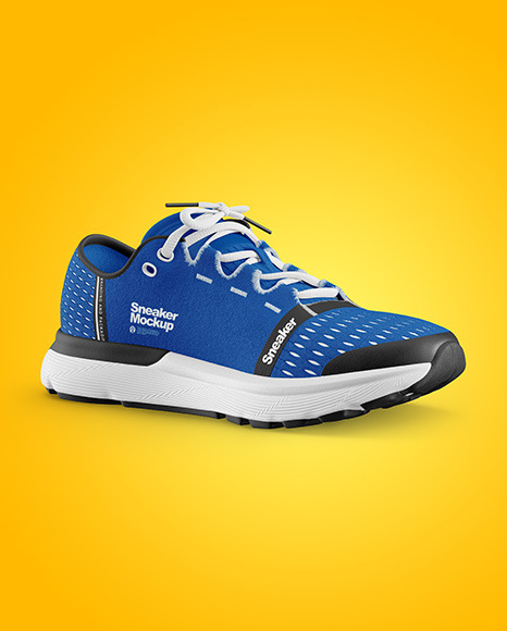 Download Sneaker Mockup In Apparel Mockups On Yellow Images Object Mockups