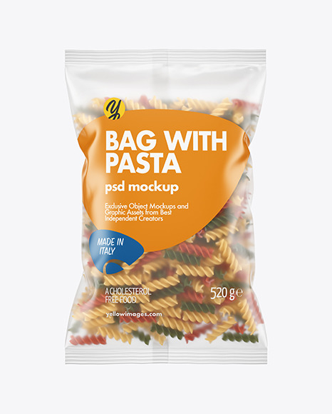 Download Download Matte Plastic Bag With Fusilli Pasta Mockup Collection Of Exclusive Psd Mockups Free For Personal And Commercial Usage PSD Mockup Templates