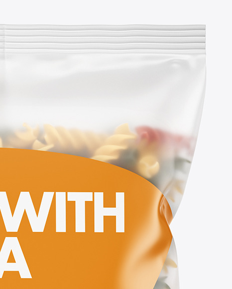 Download Matte Plastic Bag With Tricolor Fusilli Pasta Mockup In Bag Sack Mockups On Yellow Images Object Mockups Yellowimages Mockups