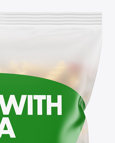 Download Frosted Plastic Bag With Tricolor Fusilli Pasta Mockup In Bag Sack Mockups On Yellow Images Object Mockups Yellowimages Mockups