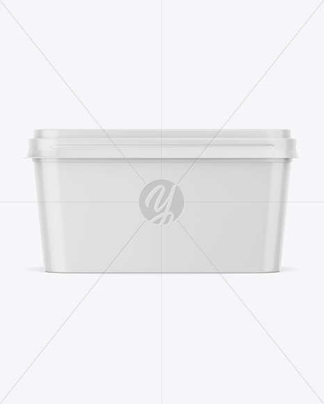 Download Plastic Container Mockup In Pot Tub Mockups On Yellow Images Object Mockups