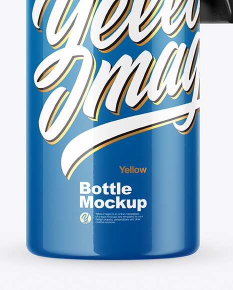 Glossy Sport Bottle Mockup PSD #1