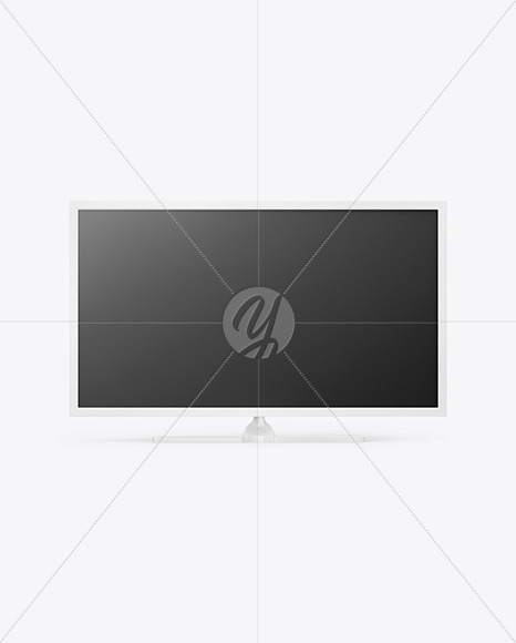 Download Tv Mockup In Device Mockups On Yellow Images Object Mockups PSD Mockup Templates