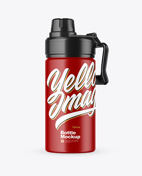 Download Matte Sport Bottle Mockup In Bottle Mockups On Yellow Images Object Mockups Yellowimages Mockups