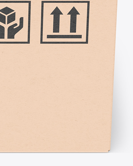 Kraft Paper Box with Cans Mockup PSD #4