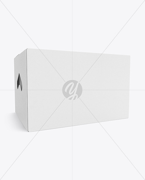 Kraft Paper Box With Cans Mockup In Box Mockups On Yellow Images Object Mockups