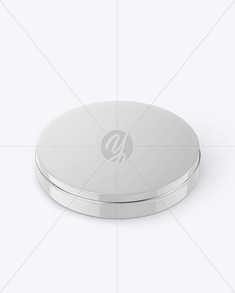 Download Download Matte Oval Tin Box Mockup Half Side View High Angle Shot Yellowimages - Round Tin Can ...