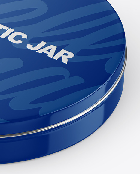 Download Round Tin Can Mockup in Can Mockups on Yellow Images ...