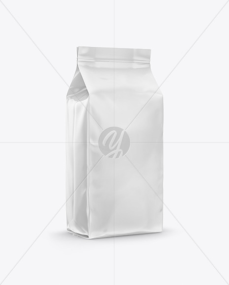 Download Glossy Coffee Bag Mockup In Bag Sack Mockups On Yellow Images Object Mockups