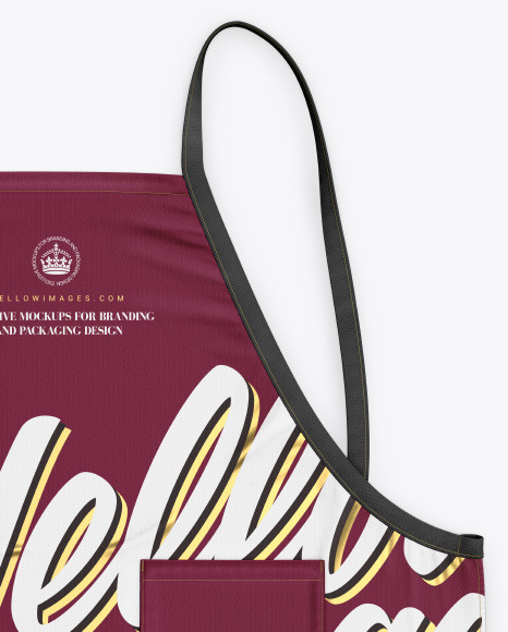 Download Apron Mockup In Apparel Mockups On Yellow Images Object Mockups