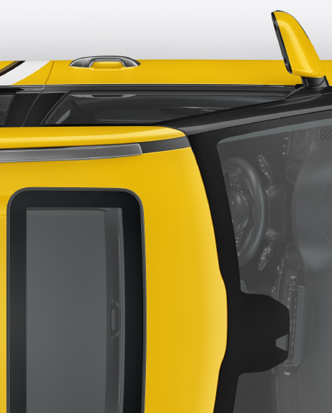 Download Crossover SUV Mockup - Top View in Vehicle Mockups on Yellow Images Object Mockups