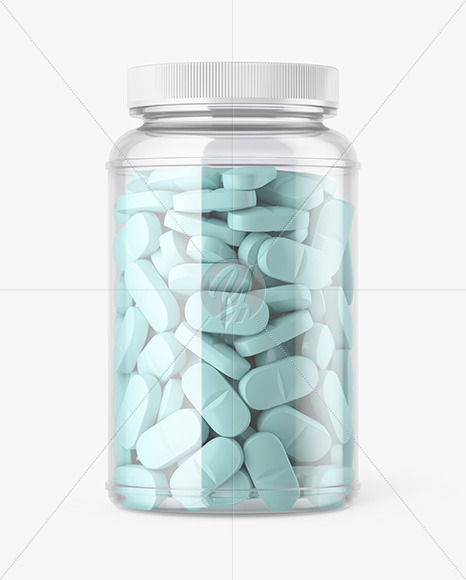 Download Clear Pills Bottle Mockup In Bottle Mockups On Yellow Images Object Mockups Yellowimages Mockups