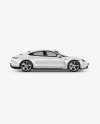 Electric Sport Car Mockup - Side View