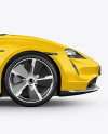 Electric Sport Car Mockup - Side View