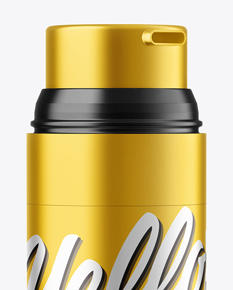 Download Metallic Foamer Bottle Mockup In Bottle Mockups On Yellow Images Object Mockups Yellowimages Mockups