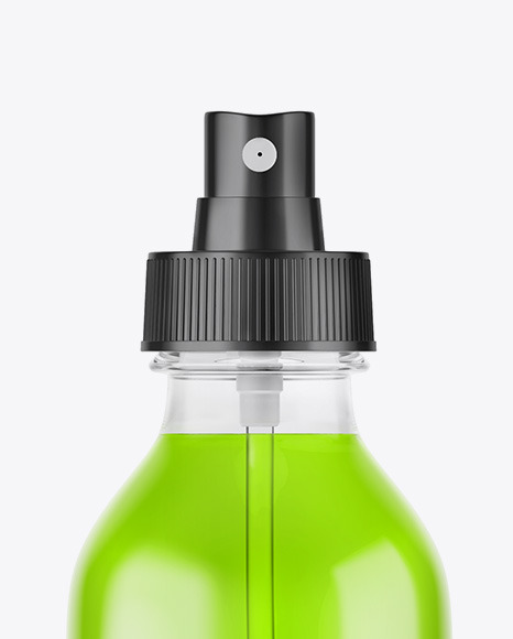 Clear Spray Bottle Mockup PSD #1