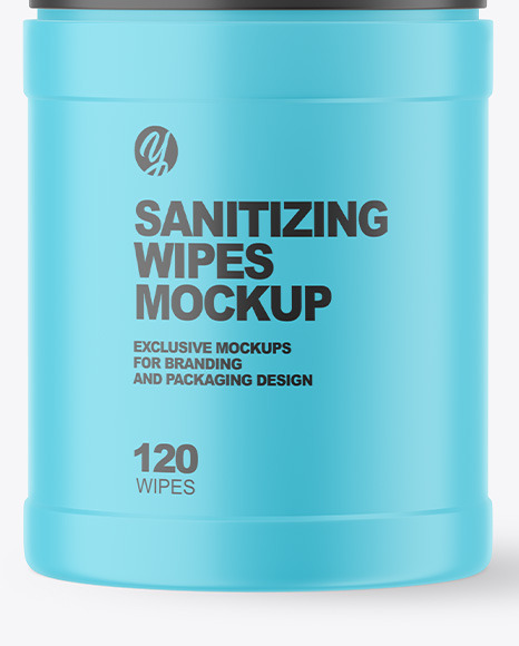 Download Matte Opened Sanitizing Wipes Canister Mockup In Packaging Mockups On Yellow Images Object Mockups PSD Mockup Templates