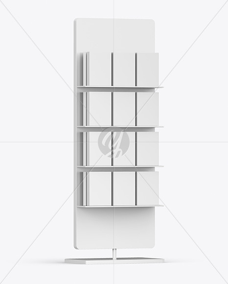 Display Stand With Boxes Mockup PSD #3