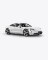 Electric Sport Car Mockup - HalfSide View