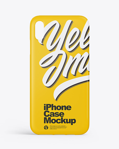 Download Mockup Phone Case Yellow Images