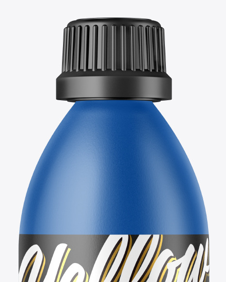 Matte Plastic Bottle Mockup PSD #2