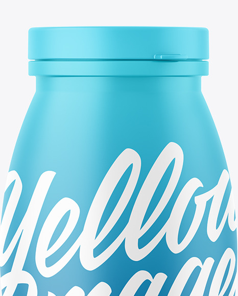 Matte Plastic Bottle Mockup PSD #2