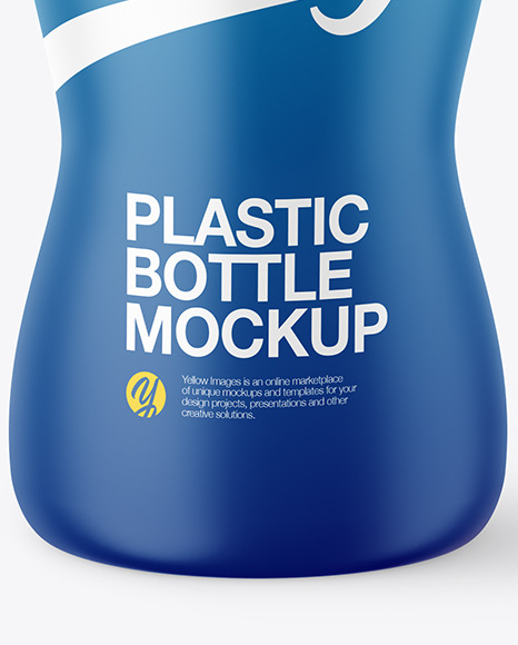 Matte Plastic Bottle Mockup PSD #1