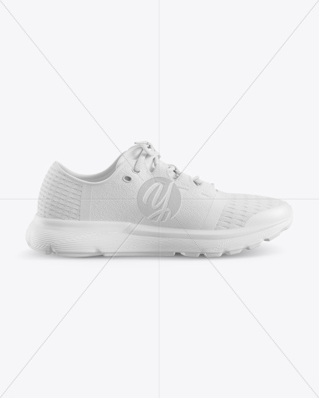 Sneaker Mockup In Apparel Mockups On Yellow Images Object Mockups