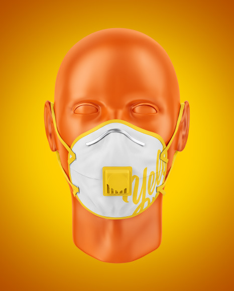 Face Mask Mockup PSD #7