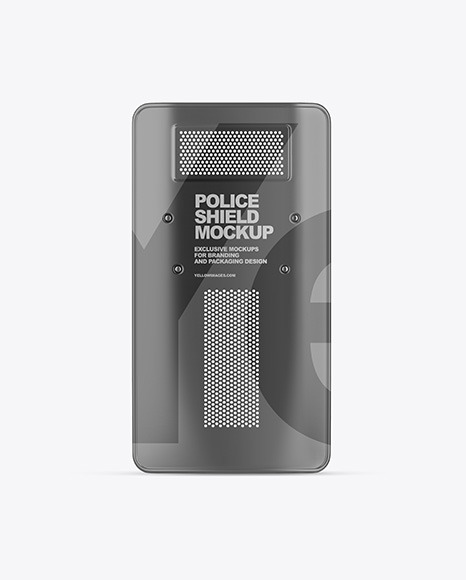 Police Shield Mockup In Object Mockups On Yellow Images Object Mockups