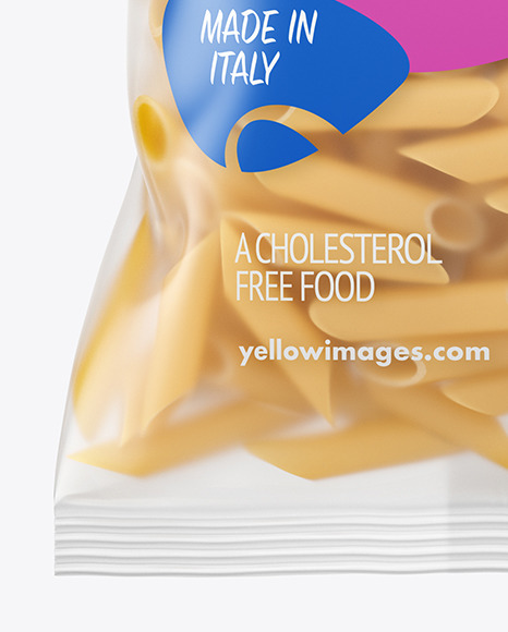 Download Matte Plastic Bag With Penne Pasta Mockup In Bag Sack Mockups On Yellow Images Object Mockups PSD Mockup Templates