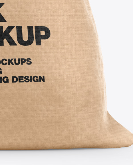 Download Canvas Sack Mockup In Bag Sack Mockups On Yellow Images Object Mockups