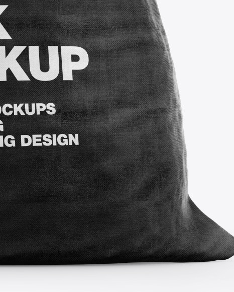 Canvas Sack Mockup In Bag Sack Mockups On Yellow Images Object Mockups