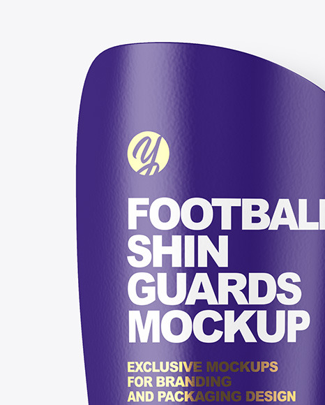 Download Matte Football Shin Guards Mockup In Apparel Mockups On Yellow Images Object Mockups