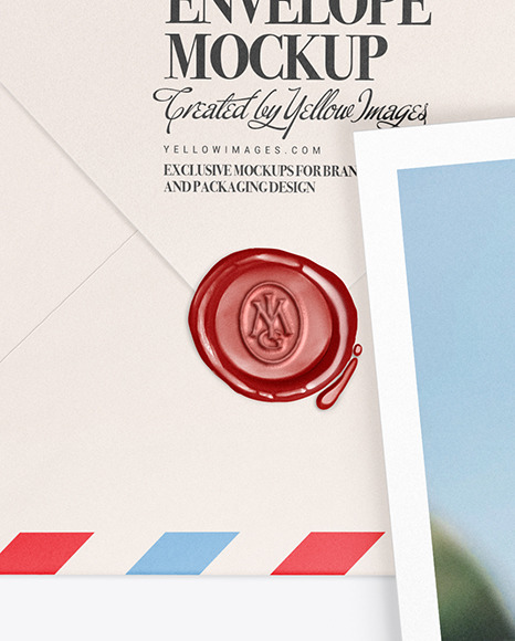 A5 Envelope And Card Mockup In Stationery Mockups On Yellow Images Object Mockups