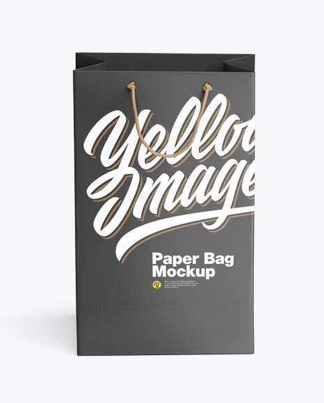 Download Textured Shopping Bag Mockup In Bag Sack Mockups On Yellow Images Object Mockups