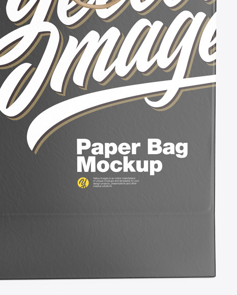 Download Textured Shopping Bag Mockup In Bag Sack Mockups On Yellow Images Object Mockups