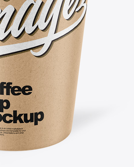 Download Download Kraft Coffee Cup Holder Kraft Cups Mockup Front View Yellowimages - Kraft Coffee Cup ...