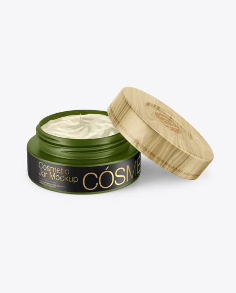 Download Opened Matte Cream Jar Mockup in Jar Mockups on Yellow ... Yellowimages Mockups