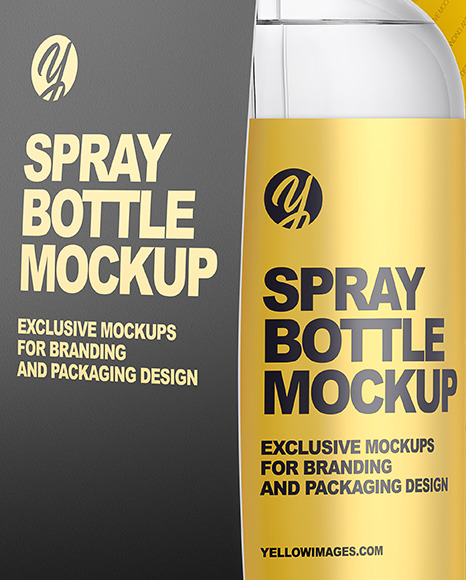 Download Sprayer Bottle Matte Paper Pack Mockup Half Side View In Bottle Mockups On Yellow Images Object Mockups Yellowimages Mockups